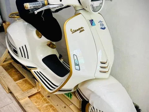 Chiếc xe máy Vespa biển ngũ quý 6 'hét' giá 3,5 tỷ đồng