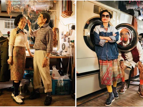 Cặp đôi chủ tiệm giặt là hơn 80 tuổi nổi tiếng mạng xã hội nhờ mặc đẹp như fashionista