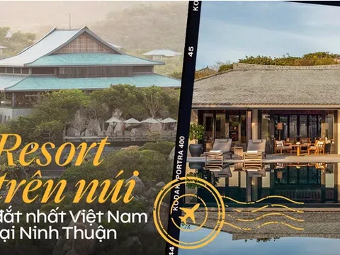 Ninh Thuận sở hữu resort được mệnh danh ‘đắt nhất Việt Nam’: Cheo leo giữa vách đá, giá 100 triệu/đêm nhưng nội thất đơn sơ bất ngờ